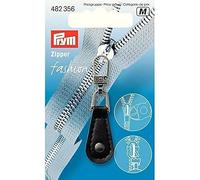 Prym-T -Audio-Tondo in Pelle, con Chiusura a Zip, Colore: Nero