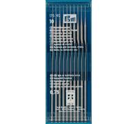 Prym Garn-Häkelnadeln ohne Hülse 0,75 mm silberfarbig Uncinetto, Acciaio, Argento