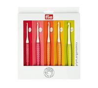 Prym Wollhäkelnadel Set prym.ergonomics, 3,5-6,0mm Uncinetto, Plasic, Multicolore, Taglia Unica