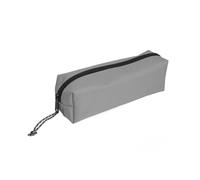 Pryma Astuccio Bauletto Classic 22x7x7cm - Portapenne Monoscomparto Ovale per Scuola (Grigio)