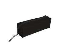 Pryma Astuccio Bauletto Classic 22x7x7cm - Portapenne Monoscomparto Ovale per Scuola (Nero)