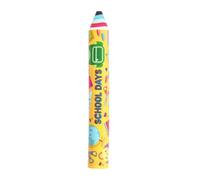 PRYMA Gomma da Cancellare a Forma di Matitone School Days Unisex (1.75 x 1.75 x 3.6 cm) - Gomma Sagomata Pratica e Compatta Senza PVC ad Alta
