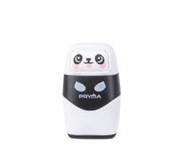 PRYMA Gomma e Temperino 2 Fori Kawaii - Set 2-in-1 Doppia Funzione, Gomma per Cancellare con Temperamatite Doppia Dimensione per Scuola, Disegno e Cancelleria Divertente (Panda)