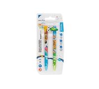 Pryma Magic Pen - Set 2 Penne a Sfera Cancellabili 0,7 mm - Inchiostro Blu Cancellabile - Scrittura Fluida e Precisa (Fantasia Sport)