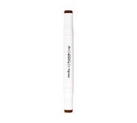 Pryma Marcatore Twice Doppia Punta 1mm e 6mm - Pennarello Professionale per Lettering, Calligrafia, Illustrazione e Disegno - Inchiostro Intenso (Bronzo)