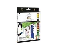 Pryma Pastelli a Olio | Set da 24 Colori Vivaci - Morbidi e Facili da Sf umare per Disegno, Pittura e Tecniche Artistiche