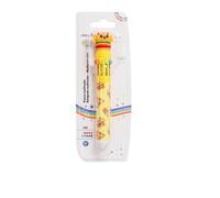 Pryma Penna a Sfera Cancellabile Multicolore 10 in 1 - Punta 0.7 mm - Penna a Sfera con 10 Colori Scrittura Scorrevole - Ideale per Bambini, Scuola e Diario (Fantasia Food)
