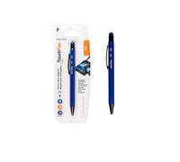 Pryma Penna Sfera Touch Screen 1mm Blu | Con Gommino Touch per Smartphone e Tablet | Scrittura Scorrevole, Design Elegante e Versatile per Ufficio, Scuola e Casa