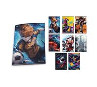 Pryma Quaderno Maxi A4 - 42 Fogli 80 g | Quaderni Scuola Media per Ragazzi con Copertina Colorata e Resistente - Confezione 10 pz (Ragazzo, Quadretti 4M)
