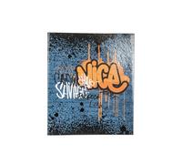 Pryma Raccoglitore 4 Anelli - Quaderno ad Anelli Formato A4 - Copertina Rigida Decorata - Organizer per Scuola, Ufficio e Archivio Documenti