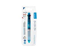 Pryma Reset Penna Cancellabile Termica Gel, Retrattile 4 Colori 0.7mm, Multicolore per Scuola e Ufficio (Multicolore Blu)