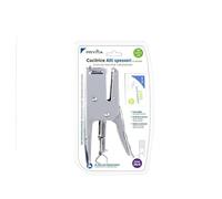 Pryma Spillatrice da ufficio ad Alti Spessori con 1000 Punti P26/6 Inclusi - 18x2,3x9,1 cm - Cucitrice Solida, Resistente e Smontabile - Facile da Ricaricare - Ideale per Ufficio, Scuola e Casa