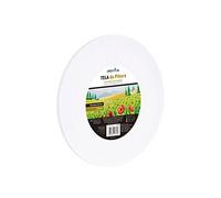 Pryma Tela da Pittura Tonda Ø 50 cm - Telaio Rotondo per Dipingere di Alta Qualità, Ideale per Artisti e Hobbisti - Tela per Acrilico, Olio e Tecniche Miste