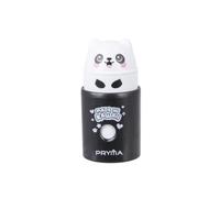 PRYMA Temperino 1 Foro Kawaii - Temperamatite Compatto con Serbatoio, Articoli Scolastici Divertenti e Colorati per Scuola, Ufficio e Bambini (Panda)