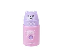 PRYMA Temperino 1 Foro Kawaii - Temperamatite Compatto con Serbatoio, Articoli Scolastici Divertenti e Colorati per Scuola, Ufficio e Bambini