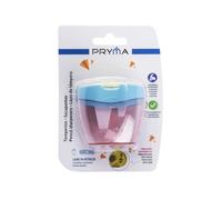 PRYMA Temperino con Serbatoio Pastello, 3 Fori Multi-Diametro (6.3x3.5x5.7cm) - Appuntamatite con Contenitore e Lame in Metallo, Ideale per Matite Standard, Grandi e Jumbo, Scuola e Ufficio