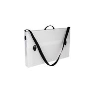 Pryma Valigetta Porta Documenti in Polipropilene con Manico e Tracolla - 56x36x6 cm - 2 Chiusure a Clip, Leggera e Resistente