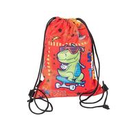 Pryma Zaino Sacco Double Face, 25 X 35 Cm, Scuola dell'Infanzia e Asilo, Sacca Portatutto, (Eroe e Dinosauro)