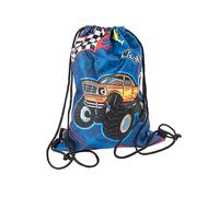Pryma Zaino Sacco Double Face, 25 X 35 Cm, Scuola dell'Infanzia e Asilo, Sacca Portatutto, (Tigre e Macchina)