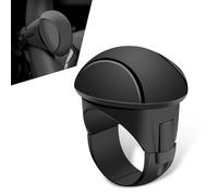 Prywog 1 palla di supporto per volante auto, con controllo con una sola mano, impugnatura in silicone antiscivolo, rotazione a 360 gradi, strumento per risparmiare sforzo con una sola mano, colore