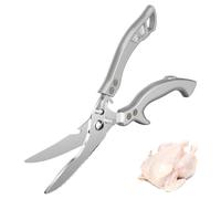 Pryzmax Forbici Da Cucina Acciaio Inox, Forbice, Forbici da Pollo, Trinciapollo Multifunzionali con Chiusura di Sicurezza e Meccanismo a Molla per Tagliare Ossa,Carne,Pollame,Verdure e Frutti di Mare