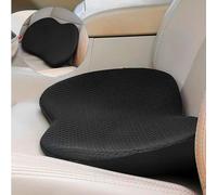 PRZRAO Cuscino per Sedile Auto, Cuscino del Sedile a Cuneo, Memory Foam Schiena per Auto, Cuscino Auto Guidatore per Viaggi in Auto, Lunghi Viaggi