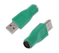 PS/2 Adattatore PS/2 Maschio a USB Adattatore di porte femminili USB Convertitori per vecchi 2pps da 2 pezzi da maschio a USB Porta femmina USB