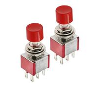 PS-202 6 pin SPDT momentaneo AC 2 A/250 V 5 A/120 V pulsante interruttore a pulsante 1 NO 1 NC 1 pz
