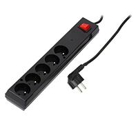 PS-5P/3M/BLACK Presa elettrica: presa di sicurezza: 5 230VAC 10A nero JONEX