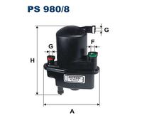 PS 980/8 FILTRON Filtro carburante per RENAULT