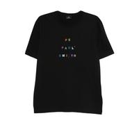 PS By Paul Smith - Magliette nera con logo in cotone - - Tops - Uomo - Nero - XL