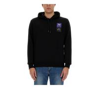 PS By Paul Smith - Reg Fit Hoody Zebra - - Sweatshirts & Hoodies - Uomo - Nero - L