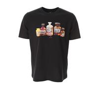 PS By Paul Smith - T-shirt Girocollo con Stampa Bottiglia - - Tops - Uomo - Nero - S