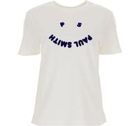 PS By Paul Smith - T-shirt Girocollo Happy - - Tops - Donna - Bianco - L
