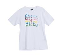 PS By Paul Smith - T-shirt Logo Onda - - Tops - Uomo - Bianco - L