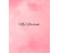 PS Noval Publishers || Large Tab Notebook, Nature Touch, Flexible Paperback Cover, College Ruled, 5 Subject/Die-Cut Dividers, Notebook, 8.5" X 11", 100 Lined Pages (Pink Front)
