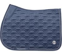 PS of Sweden Sottosella da Salto Velvet Monogram, Mist Blue - FULL