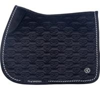 PS of Sweden Sottosella da Salto Velvet Monogram, Nero - FULL