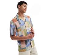PS Paul Smith - Camicia casual a maniche corte con stampa multicolore 46