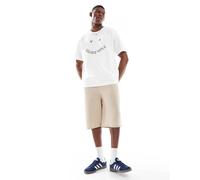 PS Paul Smith - T-shirt bianca regular fit con stampa happy-Bianco 50