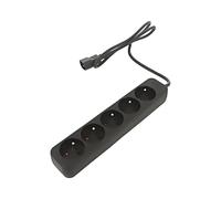 PS0-05E-0100-IEC-BK Cavo di prolunga 3x1mm² femmine: 5 gomma nera 1m 10A LA