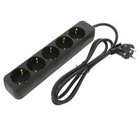 PS0-05F-0150-BK Cavo di prolunga 3x1mm² Schuko femmine: 5 gomma nero LANBER