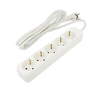 PS0-05F-0300-W Cavo di prolunga 3x1,5mm² prese Schuko: 5 gomma bianca 3 metri