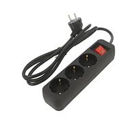 PS1-03F-0150-BK Cavo di prolunga 3x1mm² Schuko Femmine: 3 Gomma Nero LANBER