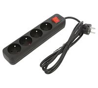 PS1-04E-0150-BK Cavo di prolunga 3x1mm² femmine: 4 gomma nera 1,5m 10A LANB