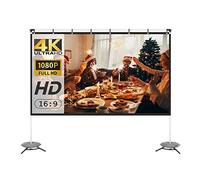 PS1 / PS2 100/120 Schermo del proiettore di pollici con schermo proiezione supporto 16: 9 4K HD. dei film borsa trasporto Teatro en casa escolar(120 inch)