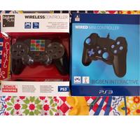 PS3 2 CONTROLLER 1 WIRELESS 6 AXIS DI OTTIMA QUALITA'+1 WIRED CON FILO L=2 METRI