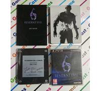 PS3 RESIDENT EVIL 6 COLLECTOR'S ITALIANO STEELBOOK GAME ARTBOOK ETC