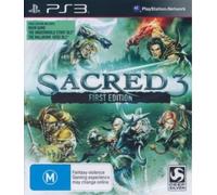 PS3 SACRED 3 FIRST EDITION PS3 AUS M - EN Game NUOVO