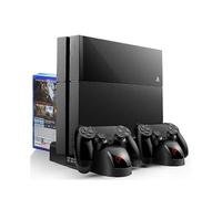 PS4 Stand Cooling Fan Station for Playstation 4/PS4 Slim/PS4 Pro, PS4 Pro Vertical Stand